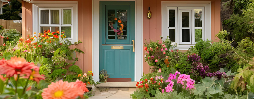 Como preparar para la venta tu casa de campo con jardin florido.